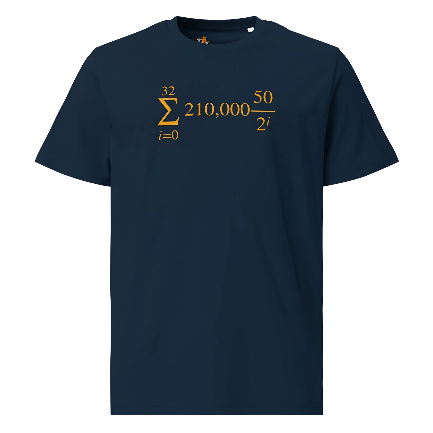 Bitcoin Halving Cycle Formula t-shirt french navy