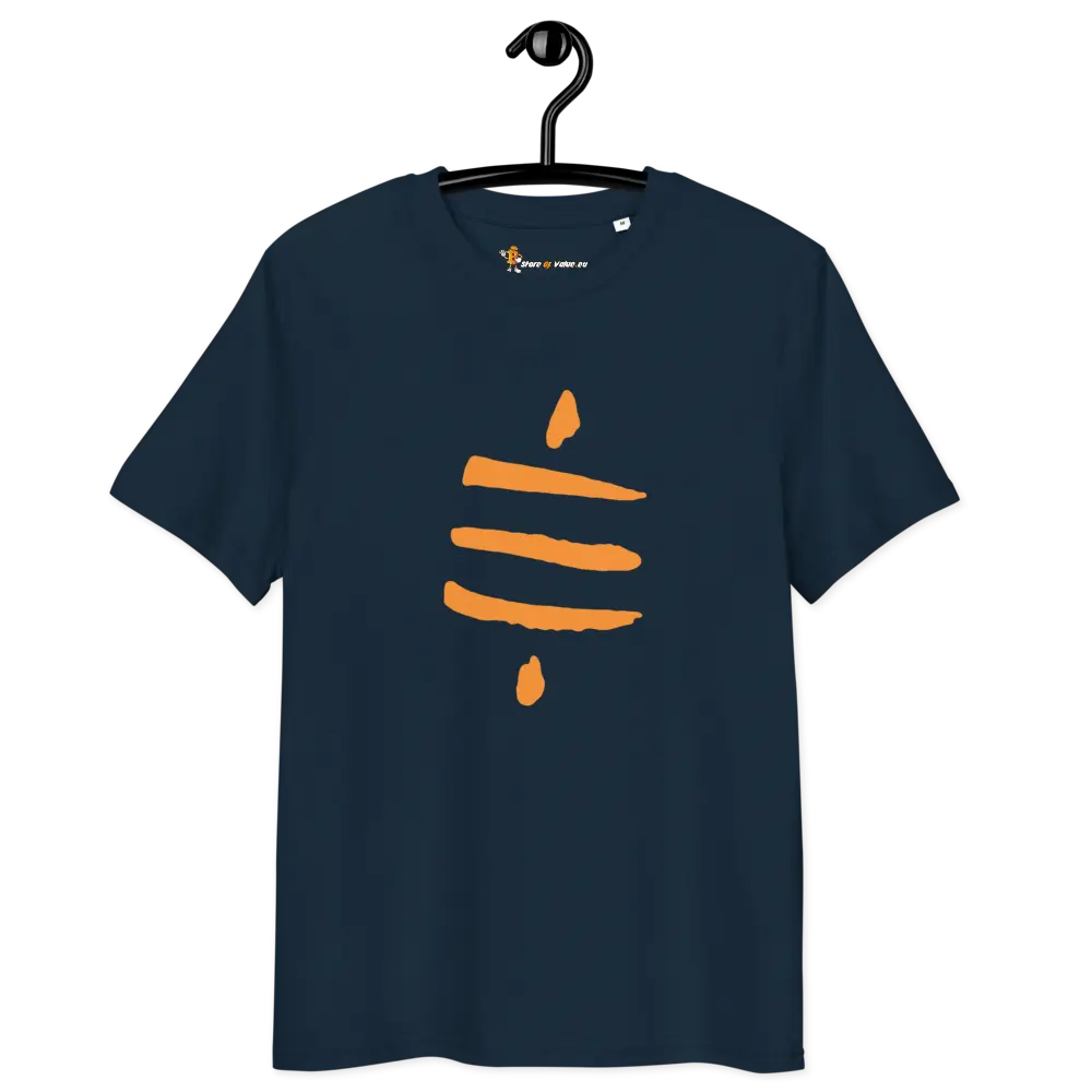 SATS Symbol - Premium Unisex Organic Cotton Bitcoin T-shirt Store of Value