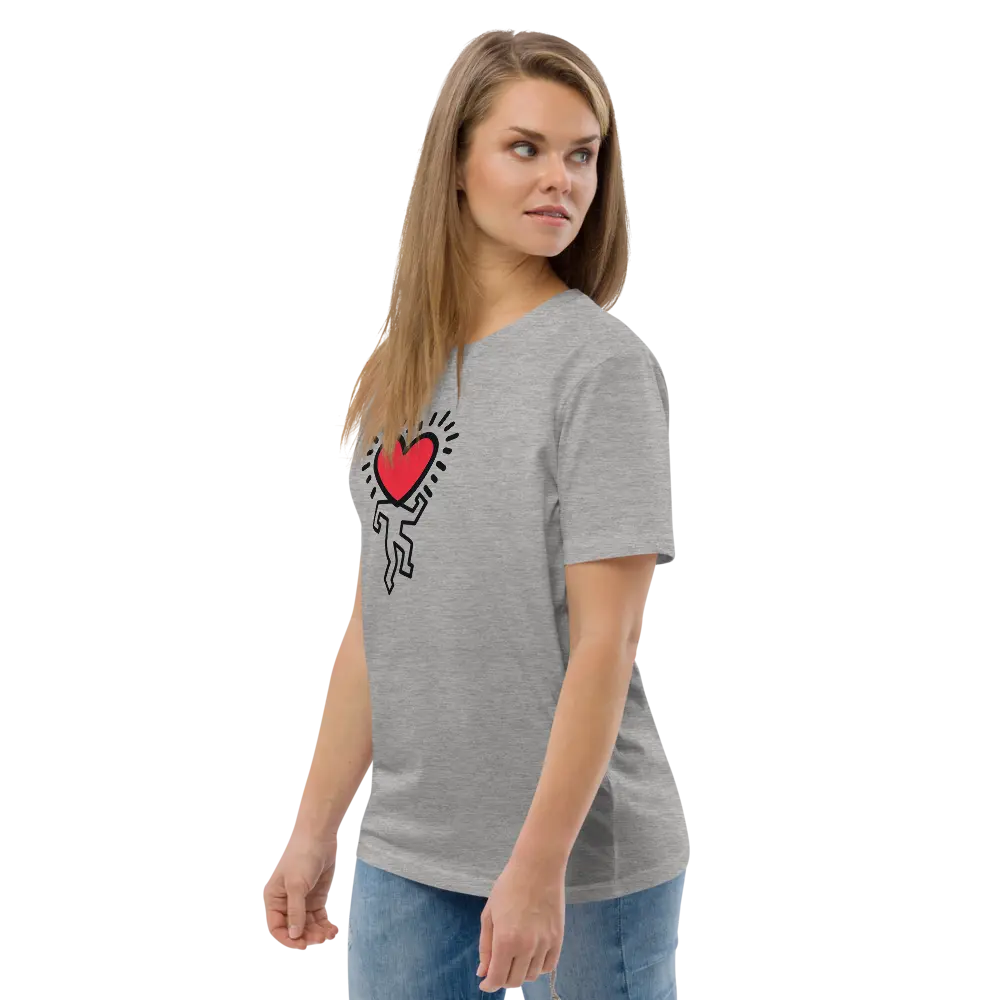 The Heart is My Guide T-shirt - By BitPopArt - Premium Organic Cotton - Unisex Store of Value