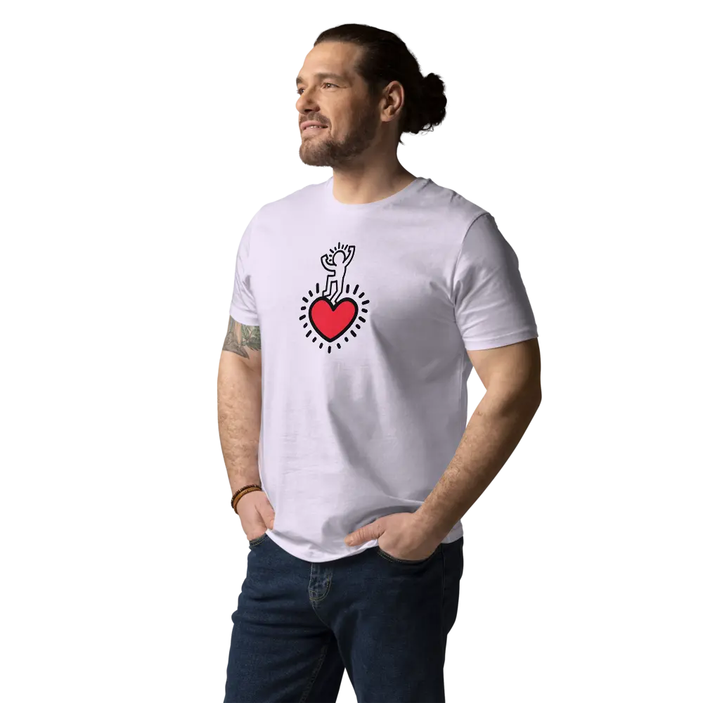 Love Life T-shirt - By BitPopArt - Premium Organic Cotton - Unisex Store of Value