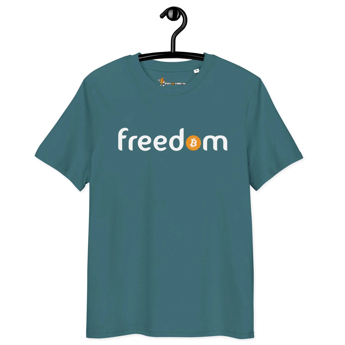 Bitcoin T-shirt - Freedom - Premium Organic Cotton - Unisex Store of Value