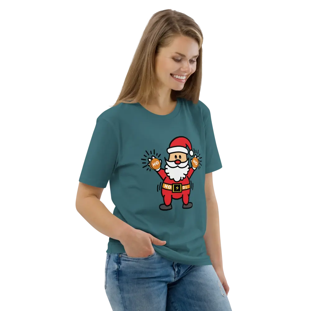 Ho Ho HODL - Christmas T-shirt - By BitPopArt Store of Value