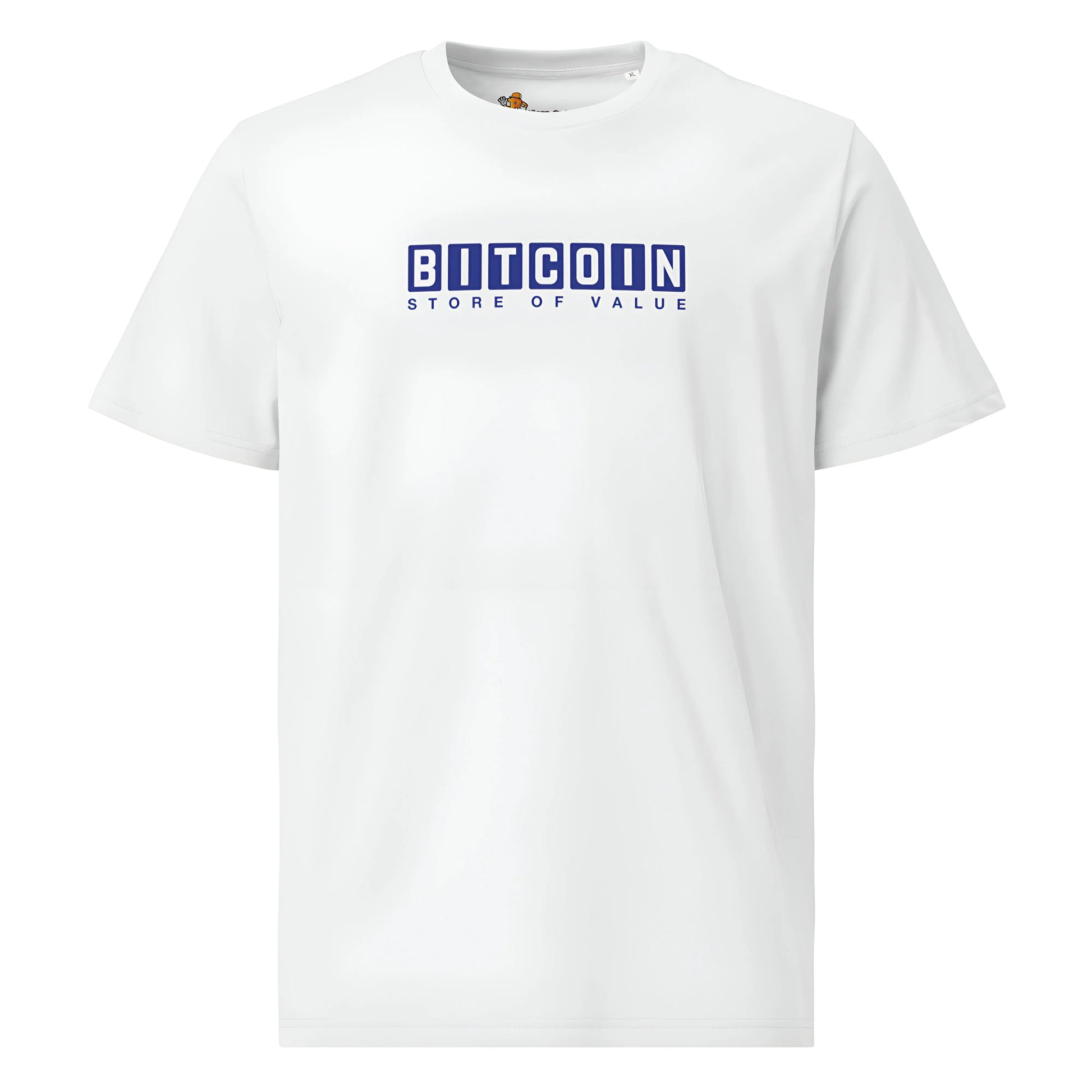 Bitcoin - Store of Value - Premium Unisex Organic Cotton Bitcoin T-shirt White
