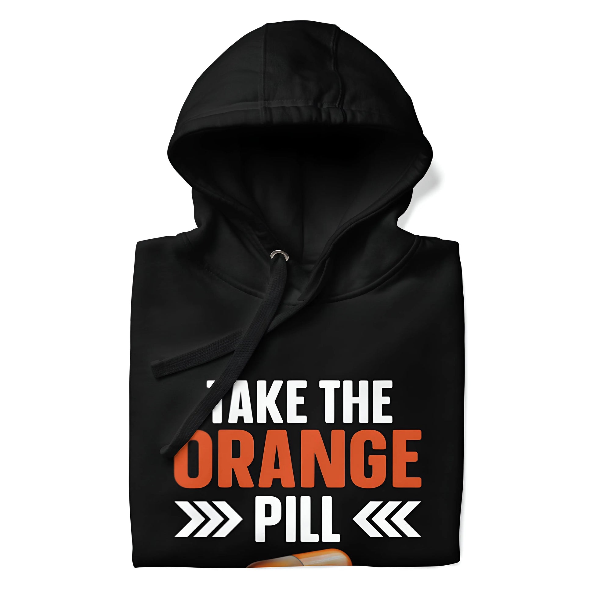 Take the Orange Pill - Premium Unisex Bitcoin Hoodie Black Color
