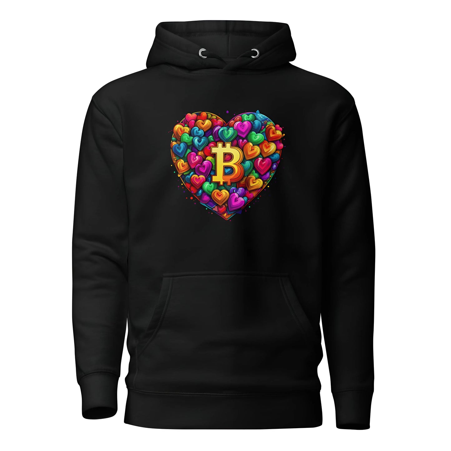 Bitcoin is Love Premium Unisex Bitcoin Hoodie - Store of Value