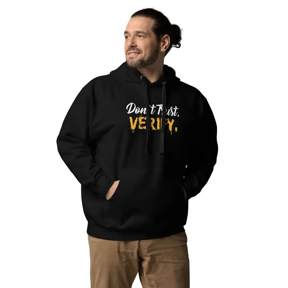 Don`t Trust Verify - Premium Unisex Organic Cotton Bitcoin T-shirt Store of Value