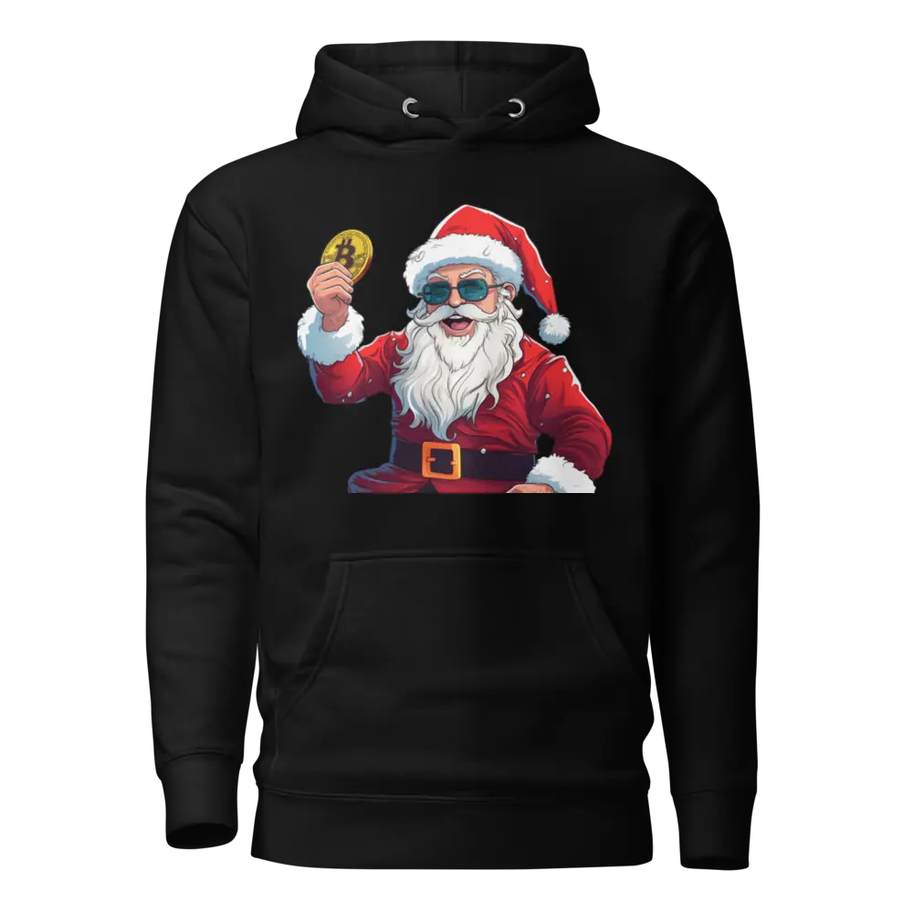 Happy Santa - Premium Unisex Bitcoin Hoodie Store of Value