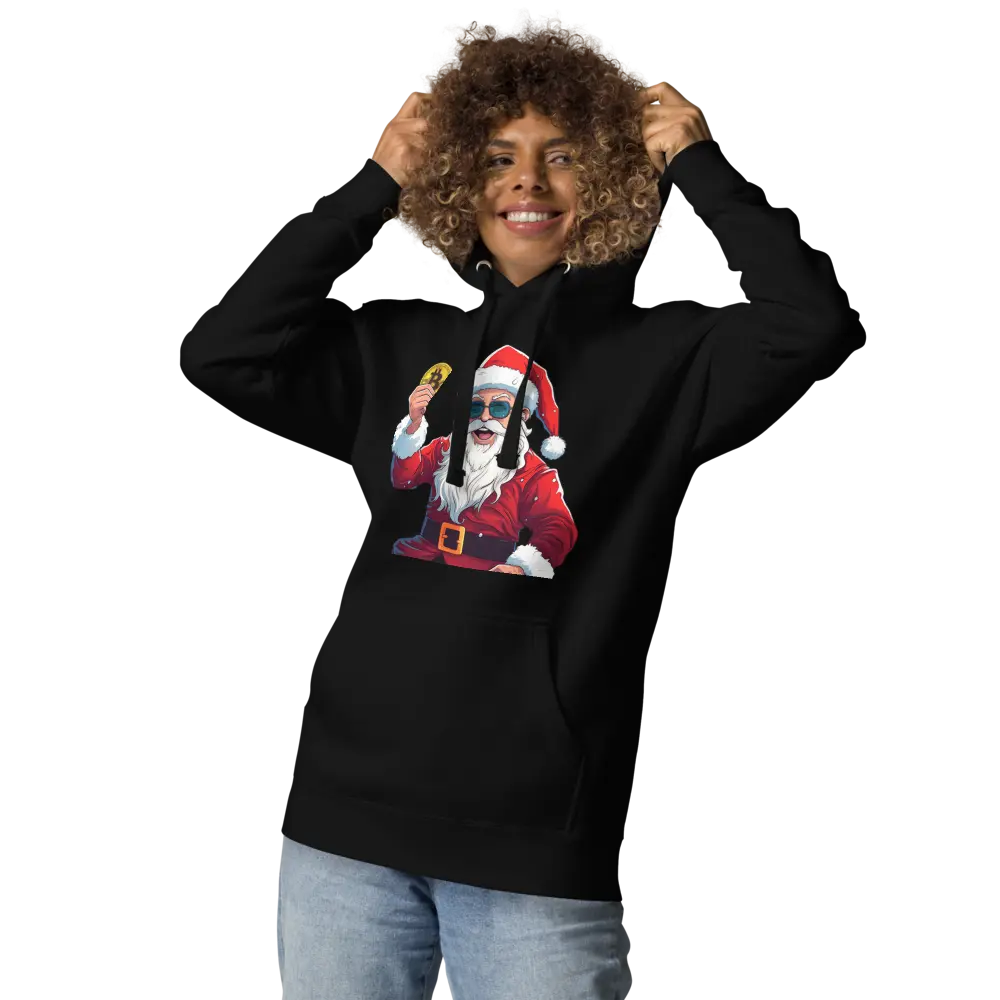 Happy Santa - Premium Unisex Bitcoin Hoodie Store of Value