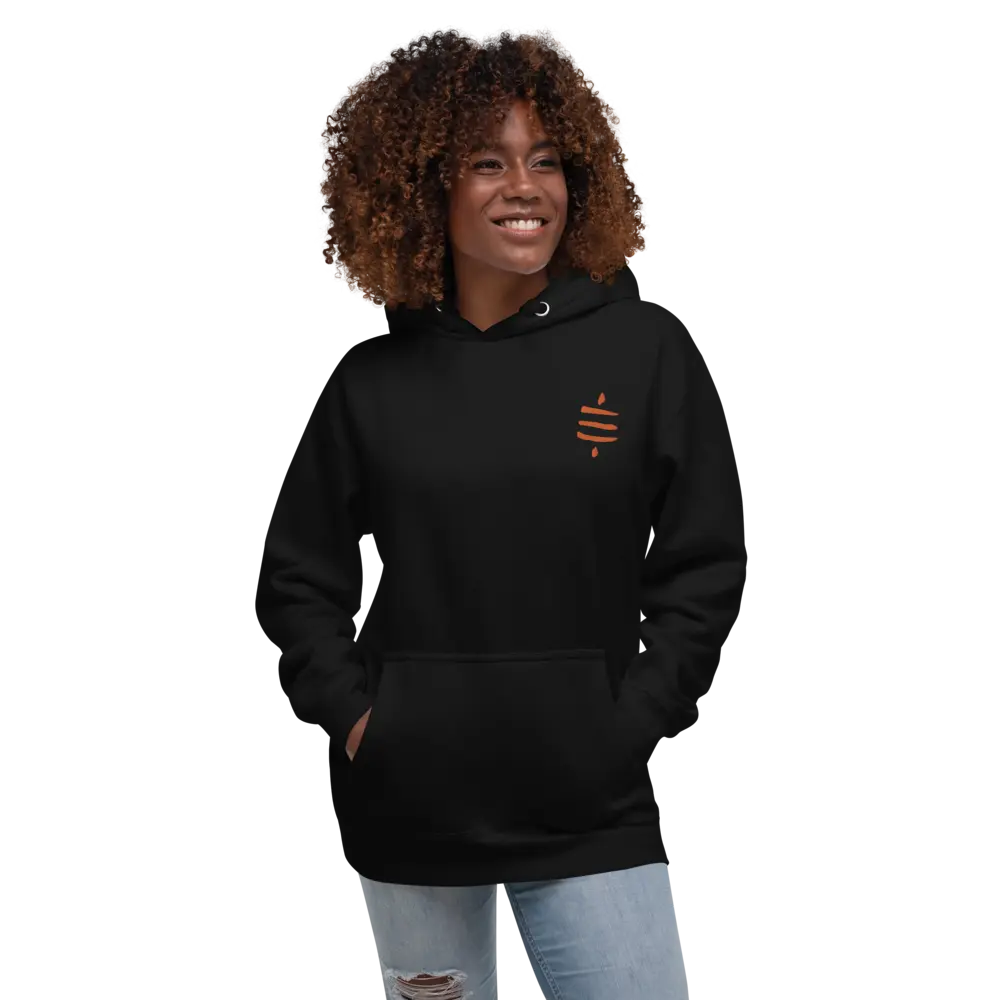 Bitcoin Hoodie - SATS - Orange Embroidered - Premium - Unisex Store of Value