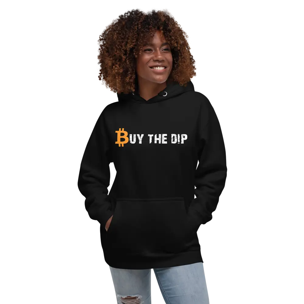 Bitcoin Hoodie - Buy The Dip - Premium - Unisex Store of Value