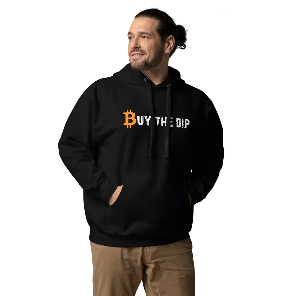 Bitcoin Hoodie - Buy The Dip - Premium - Unisex Store of Value