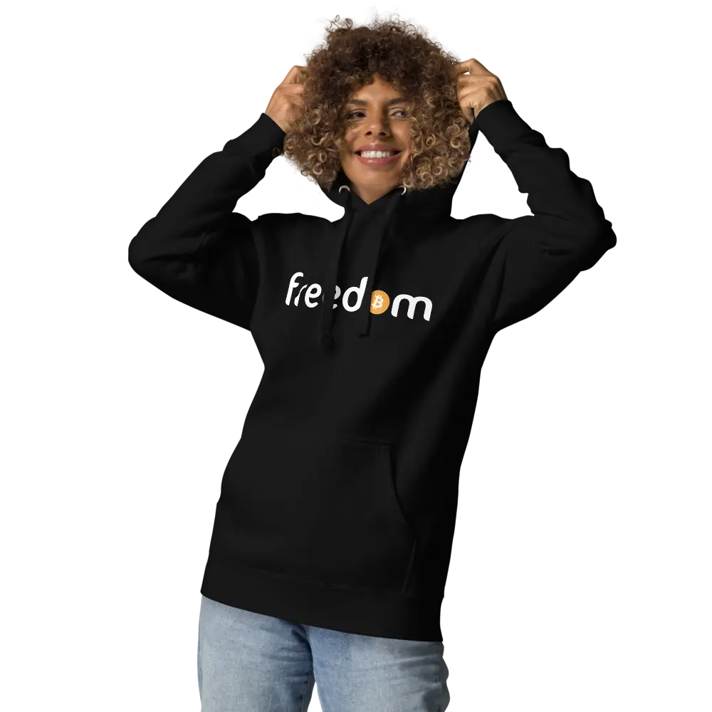 Bitcoin Hoodie - Freedom - Premium - Unisex Store of Value