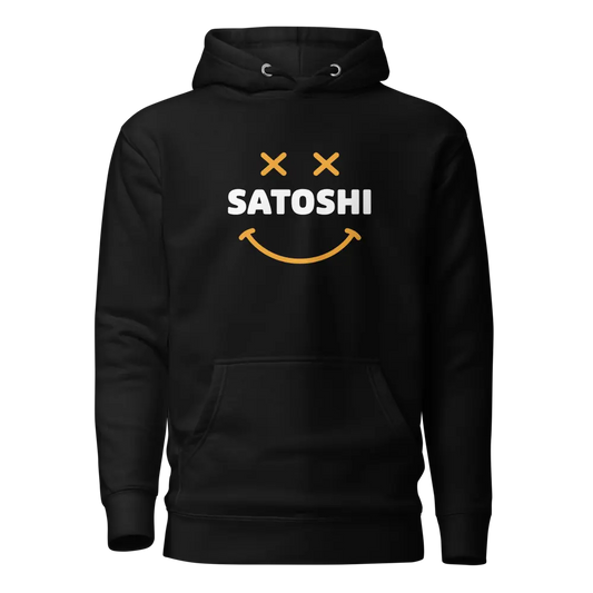 Satoshi Smiley - Bitcoin Hoodie - Premium - Unisex Store of Value