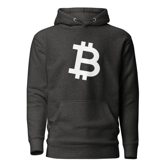 Bitcoin Hoodie - Angled B- Premium - Unisex Store of Value