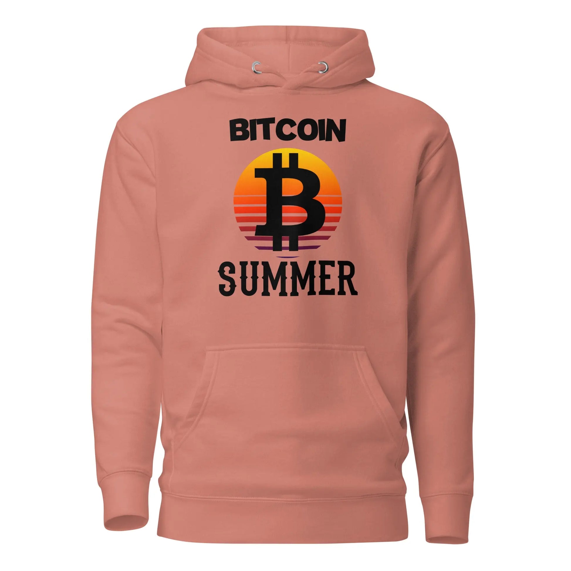 Bitcoin Summer - Premium Unisex Bitcoin Hoodie Dusty Rose Color - Store of Value