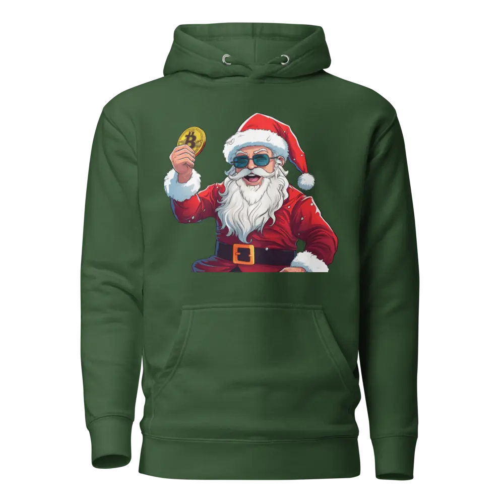 Happy Santa - Premium Unisex Bitcoin Hoodie Store of Value