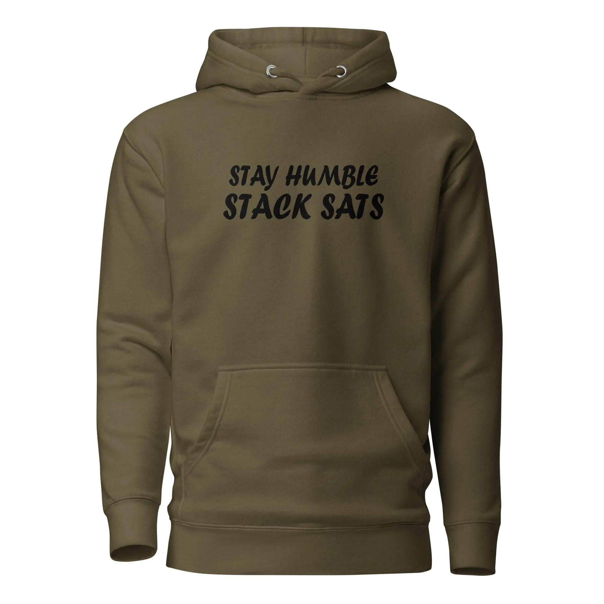 Stay Humble Stack Sats - Premium Unisex Bitcoin Hoodie Store of Value