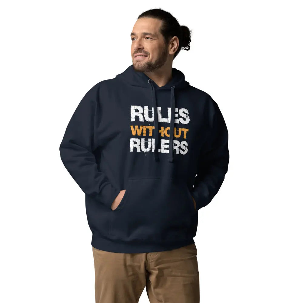 Rules Without Rulers - Premium Unisex Bitcoin Hoodie Store of Value