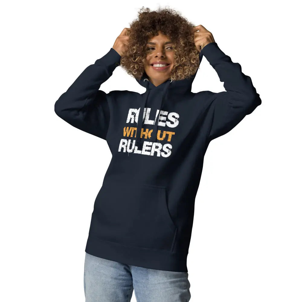 Rules Without Rulers - Premium Unisex Bitcoin Hoodie Store of Value