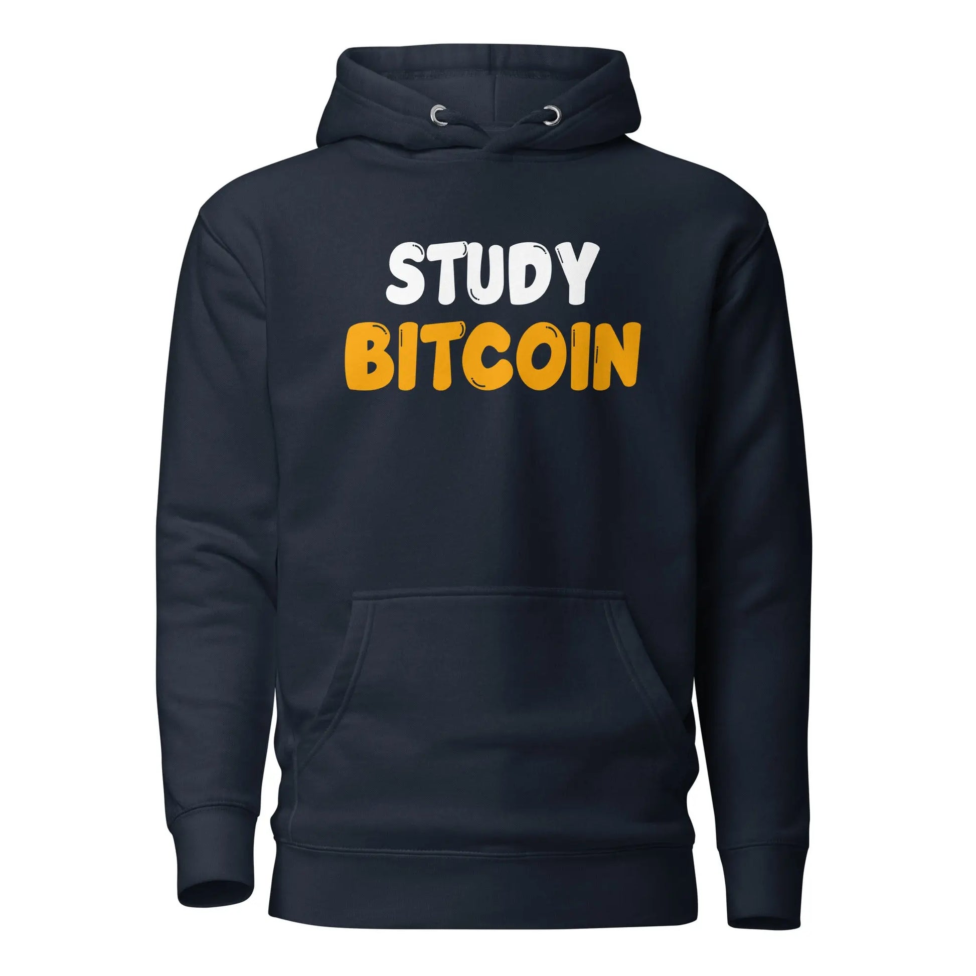 Study Bitcoin - Premium Unisex Organic Cotton Bitcoin Hoodie Store of Value