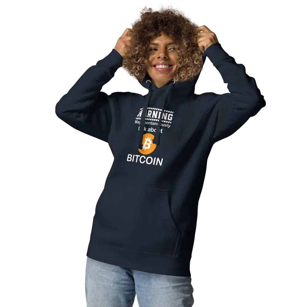 Talk About Bitcoin - Premium Unisex Bitcoin Hoodie Store of Value