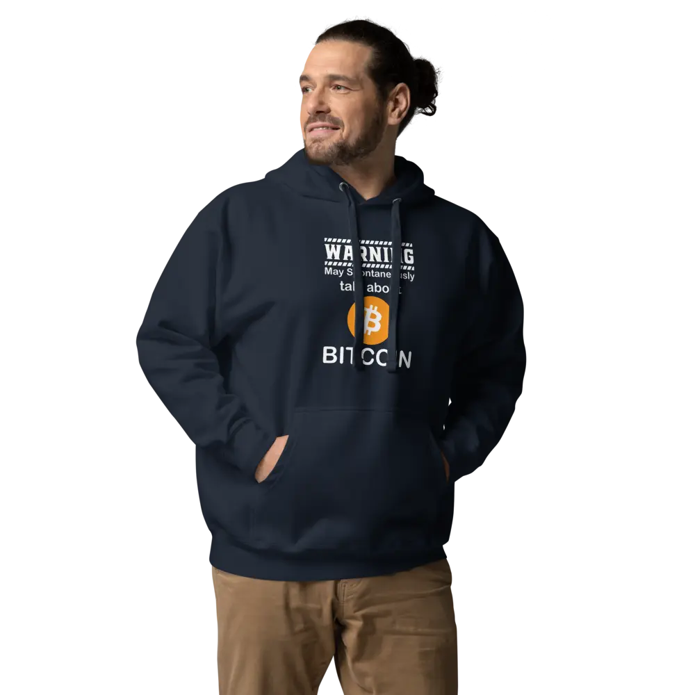 Talk About Bitcoin - Premium Unisex Bitcoin Hoodie Store of Value