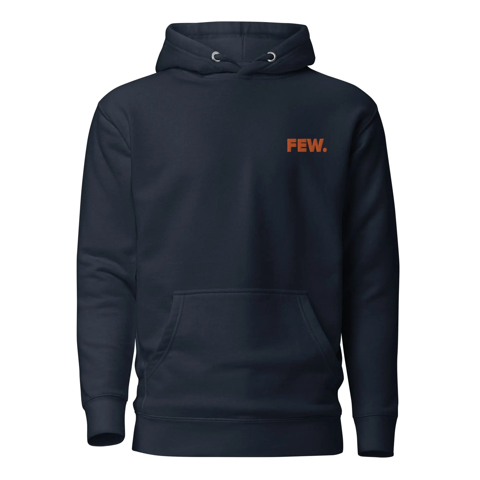 Bitcoin Hoodie - FEW - Orange Embroidered - Premium - Unisex Store of Value