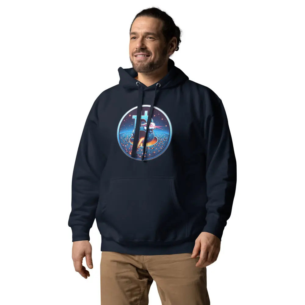 Laser Eyes Rabbit - Premium Unisex Bitcoin Hoodie Store of Value