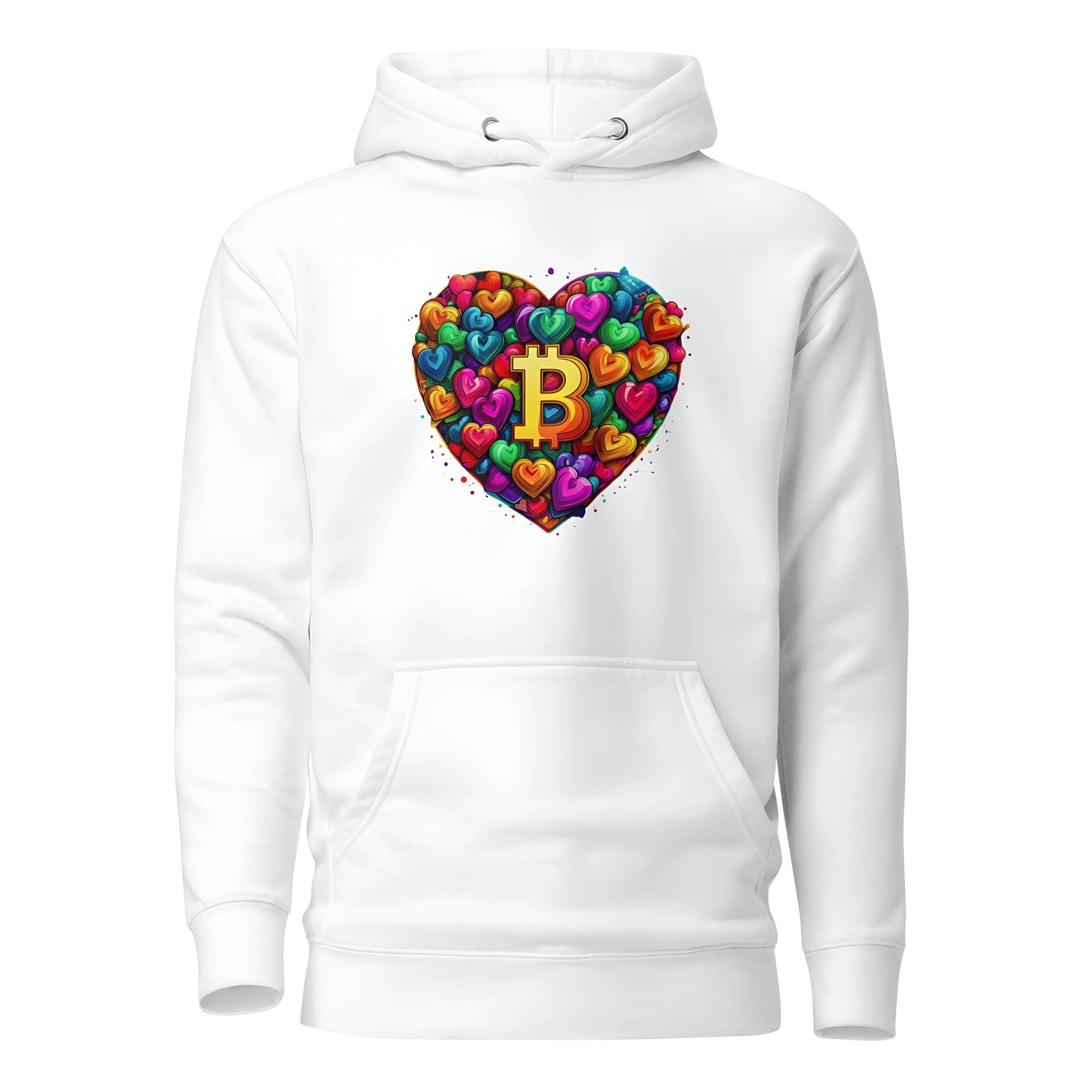 Bitcoin is Love Premium Unisex Bitcoin Hoodie - Store of Value