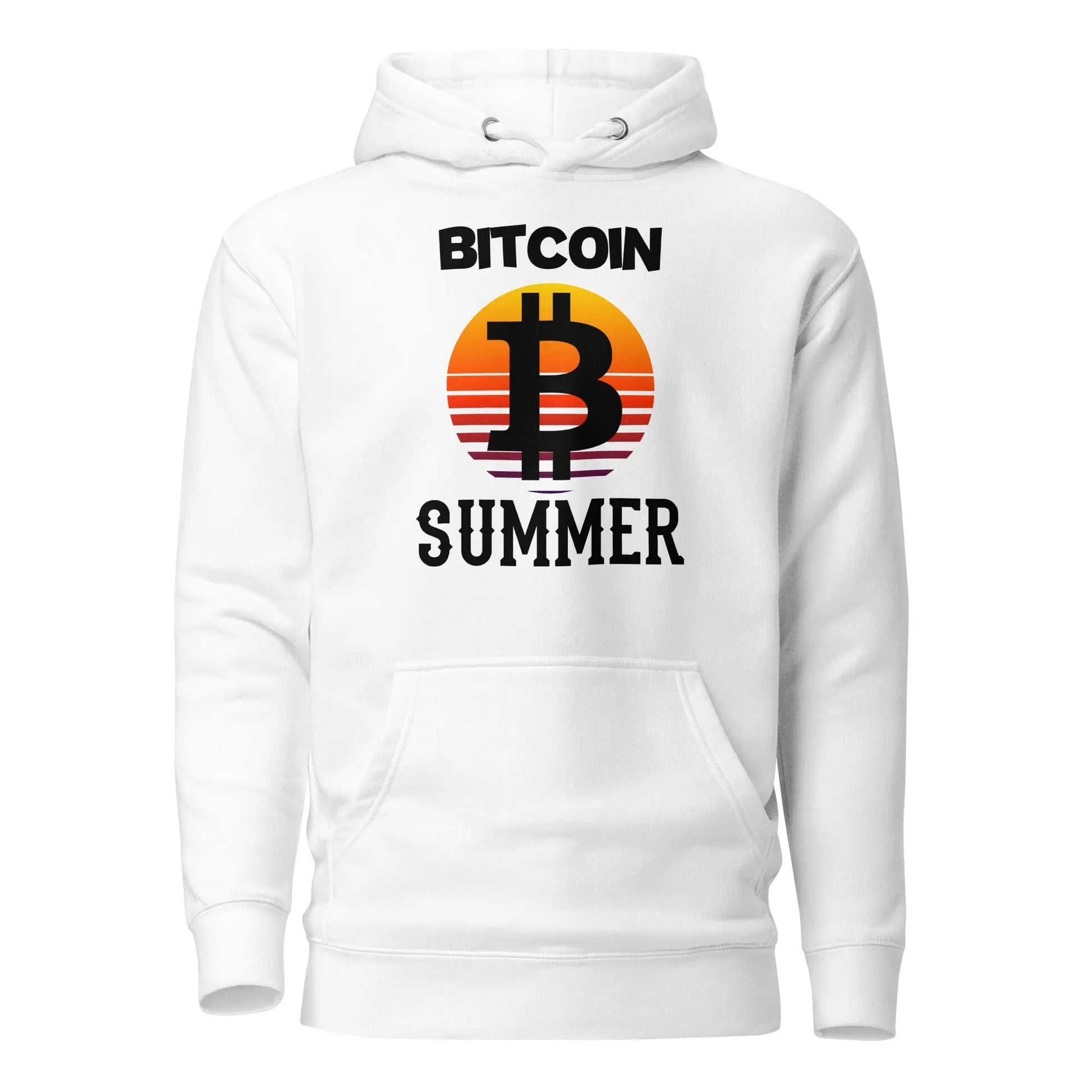 Bitcoin Summer - Premium Unisex Bitcoin Hoodie White Color - Store of Value