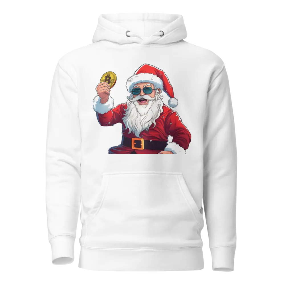 Happy Santa - Premium Unisex Bitcoin Hoodie Store of Value