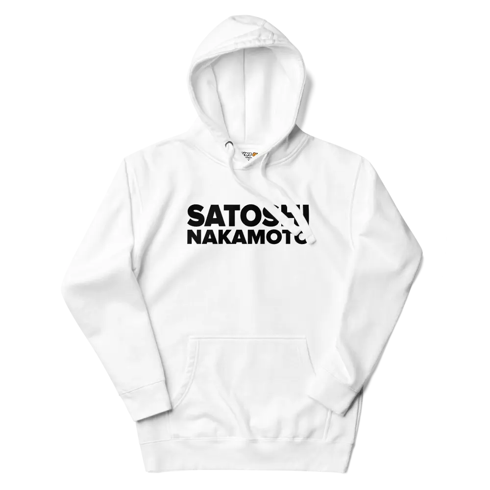 Bitcoin Hoodie - Satoshi Nakamoto - Premium - Unisex Store of Value