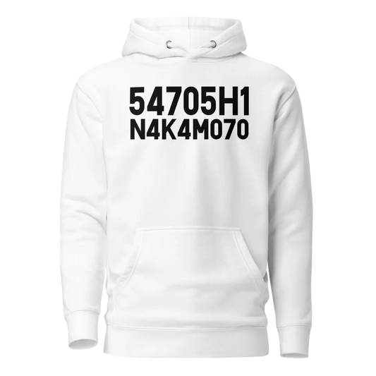 Bitcoin Hoodie - Satoshi Nakamoto - Premium - Unisex Store of Value