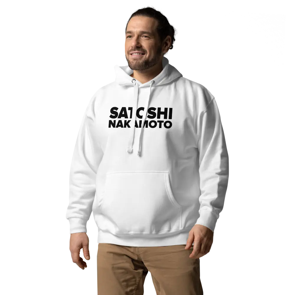 Bitcoin Hoodie - Satoshi Nakamoto - Premium - Unisex Store of Value