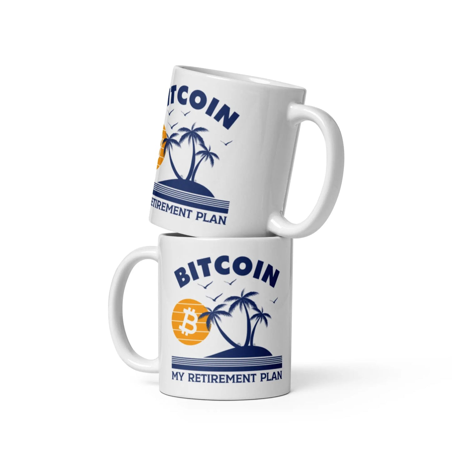 My Retirement Plan - Glossy Bitcoin Mug Store of Value