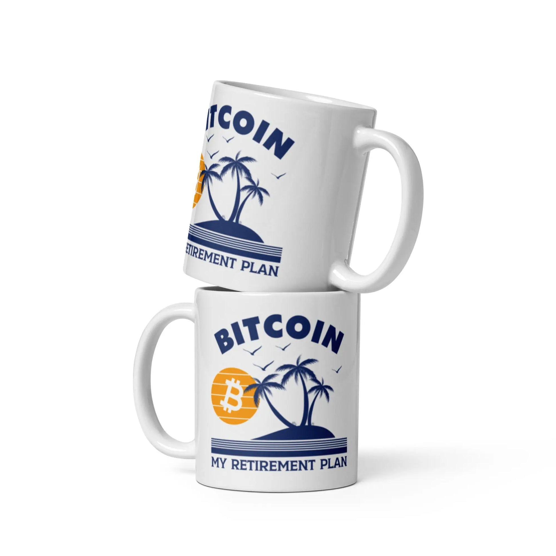 My Retirement Plan - Glossy Bitcoin Mug Store of Value