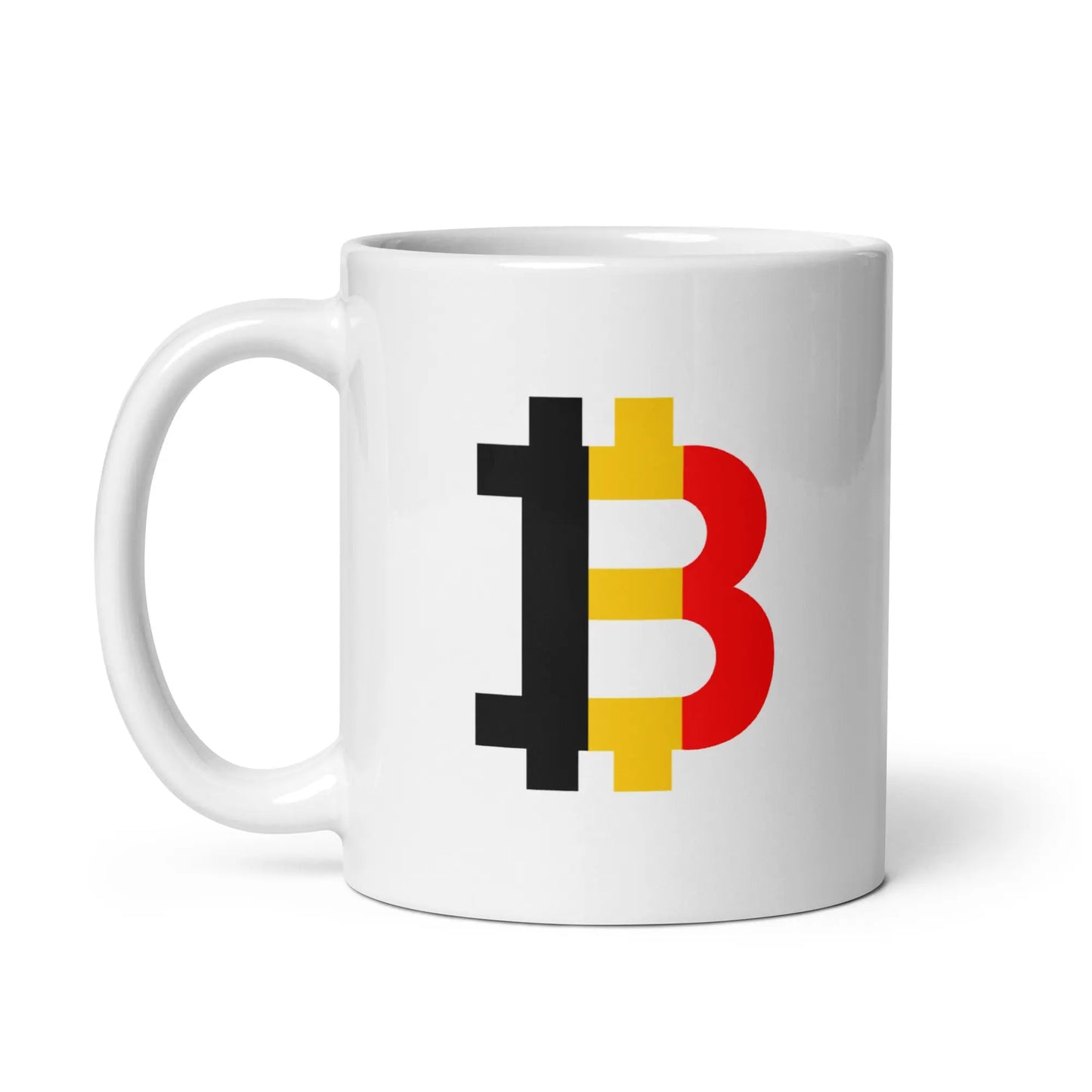 Belgium Bitcoin Flag - Bitcoin Mug Store of Value