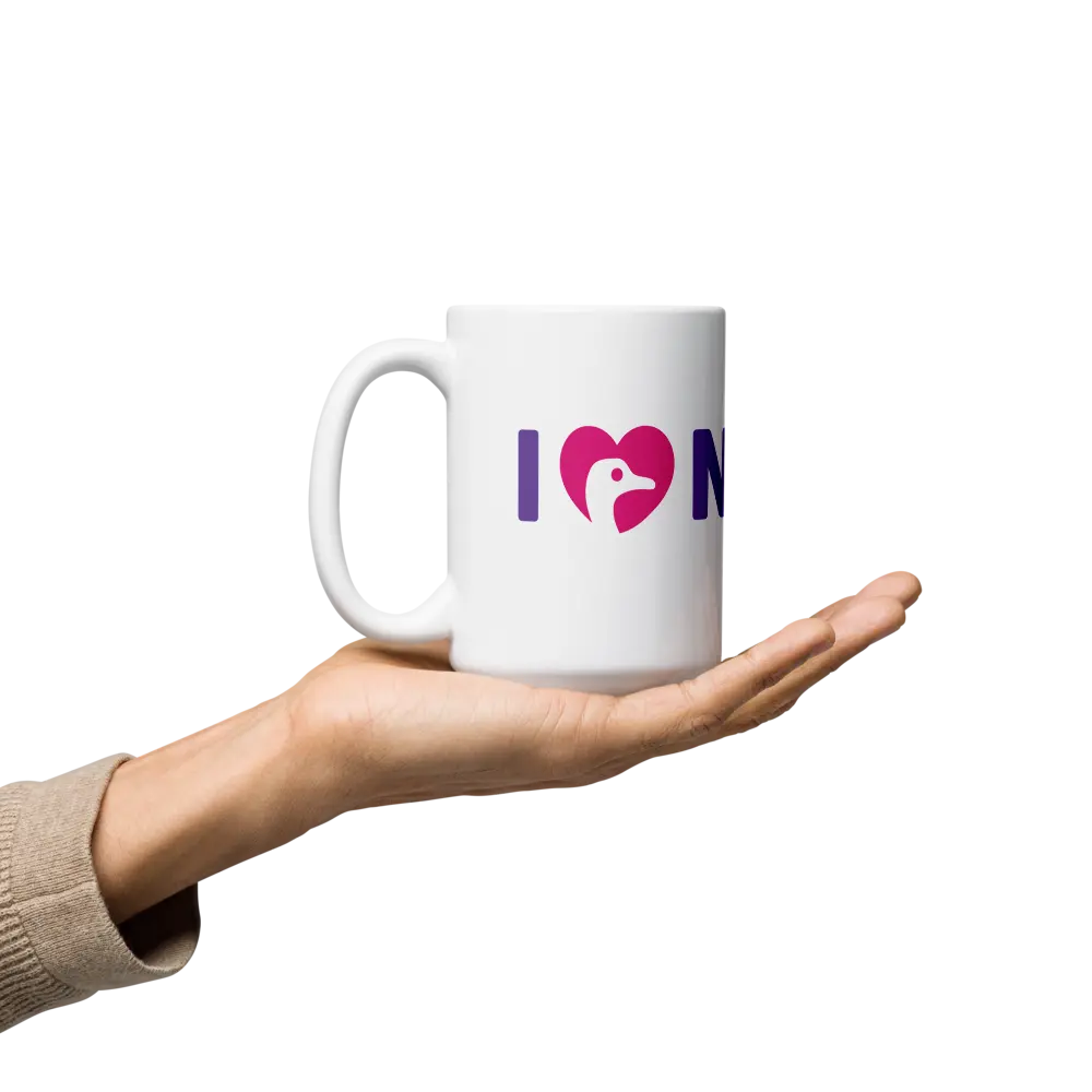 I Love Nostr Mug - By BitPopArt Store of Value