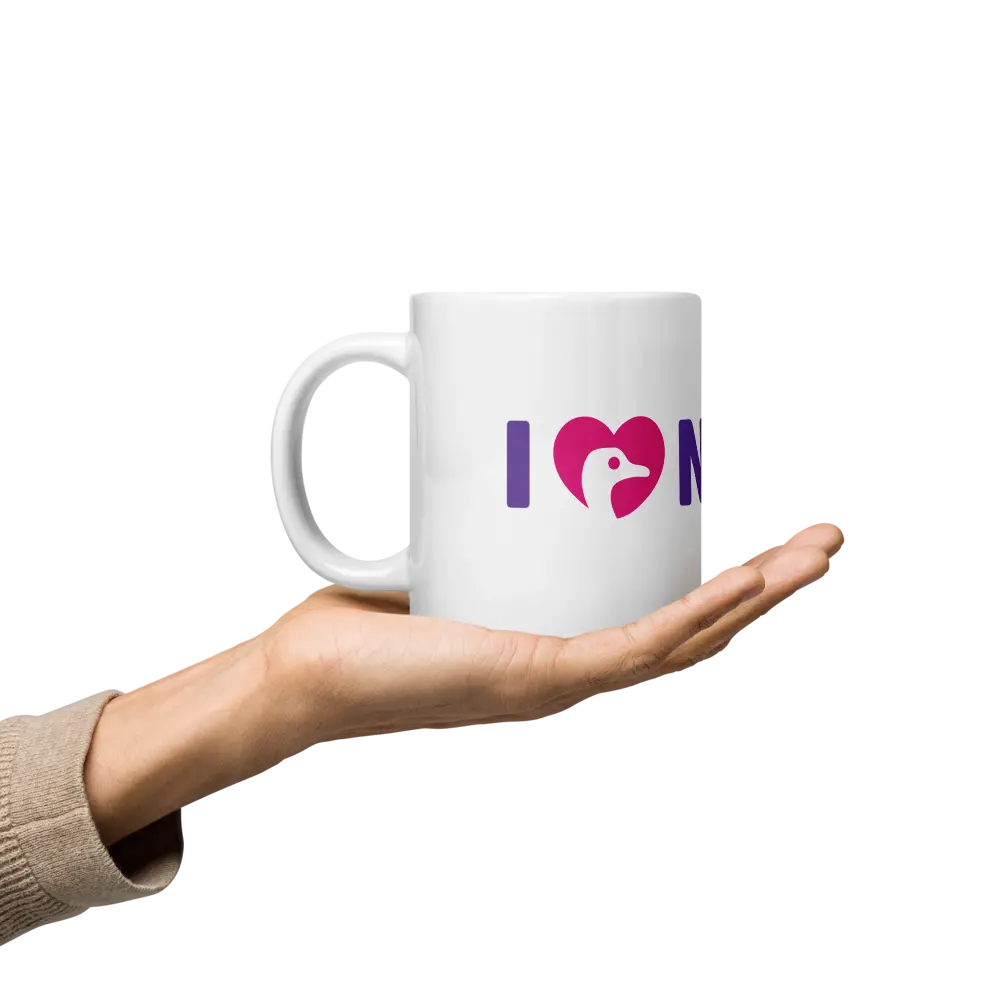 I Love Nostr Mug - By BitPopArt Store of Value